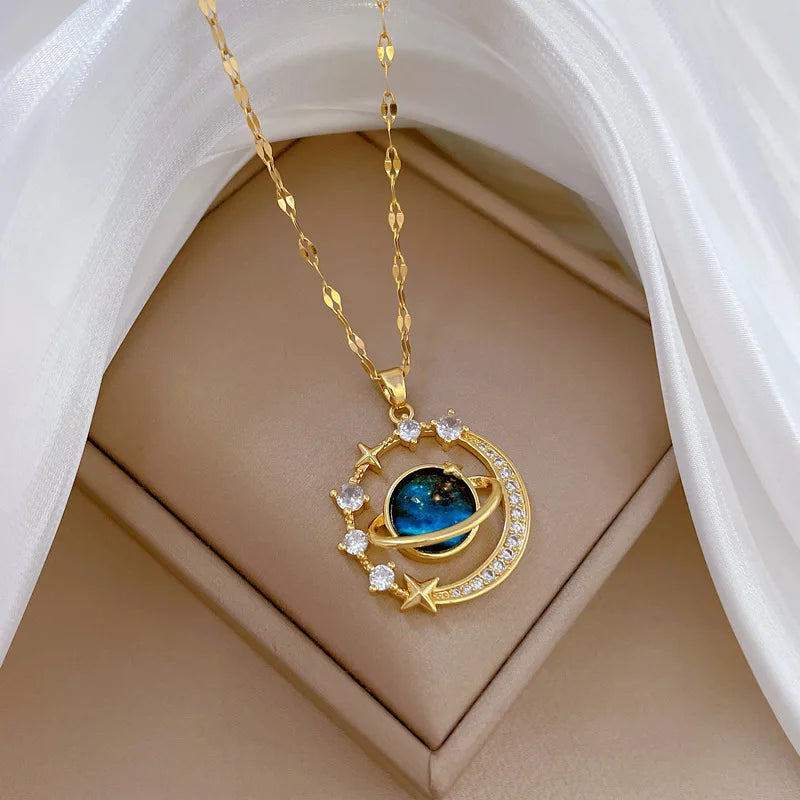 Sky Planet Light Necklace