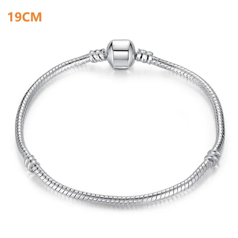 Handmade Original Silver Color Charm Bracelet
