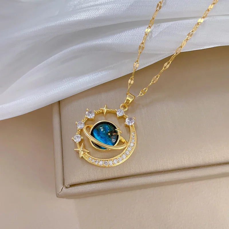 Sky Planet Light Necklace