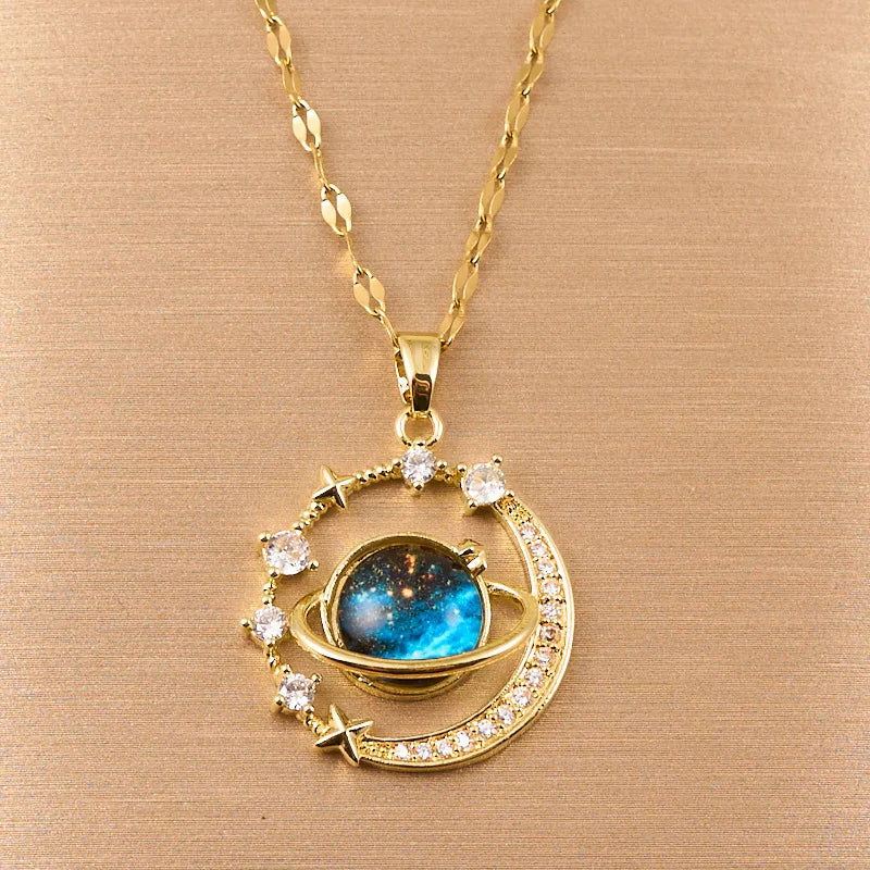 Sky Planet Light Necklace