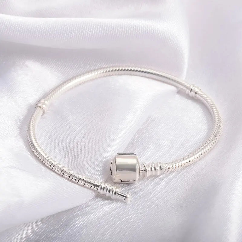 Handmade Original Silver Color Charm Bracelet