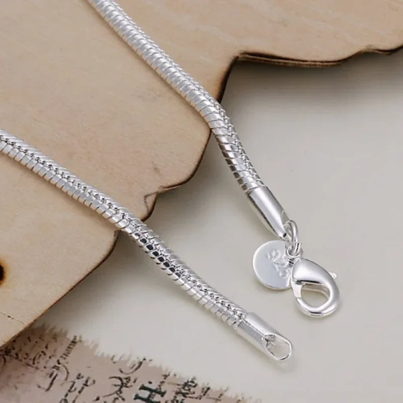 925 Sterling Silver 3MM Bracelets