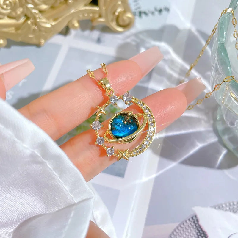 Sky Planet Light Necklace