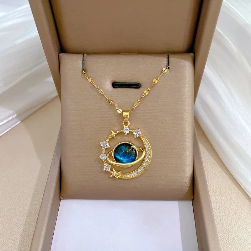 Sky Planet Light Necklace