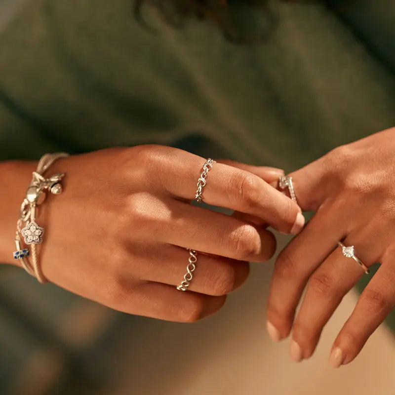 Infinite Flower Rings