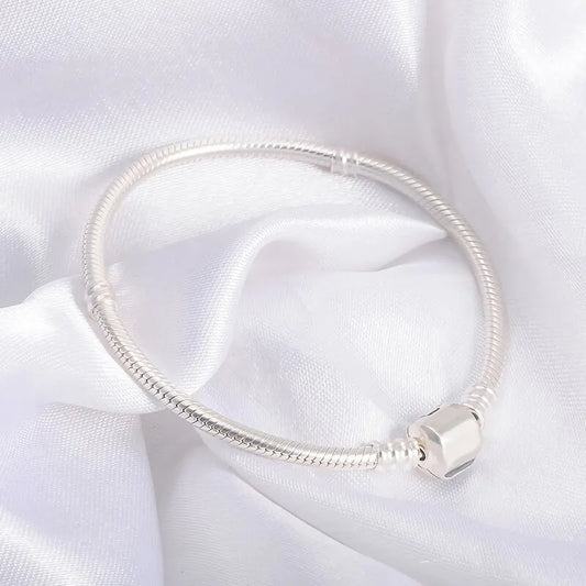 Handmade Original Silver Color Charm Bracelet