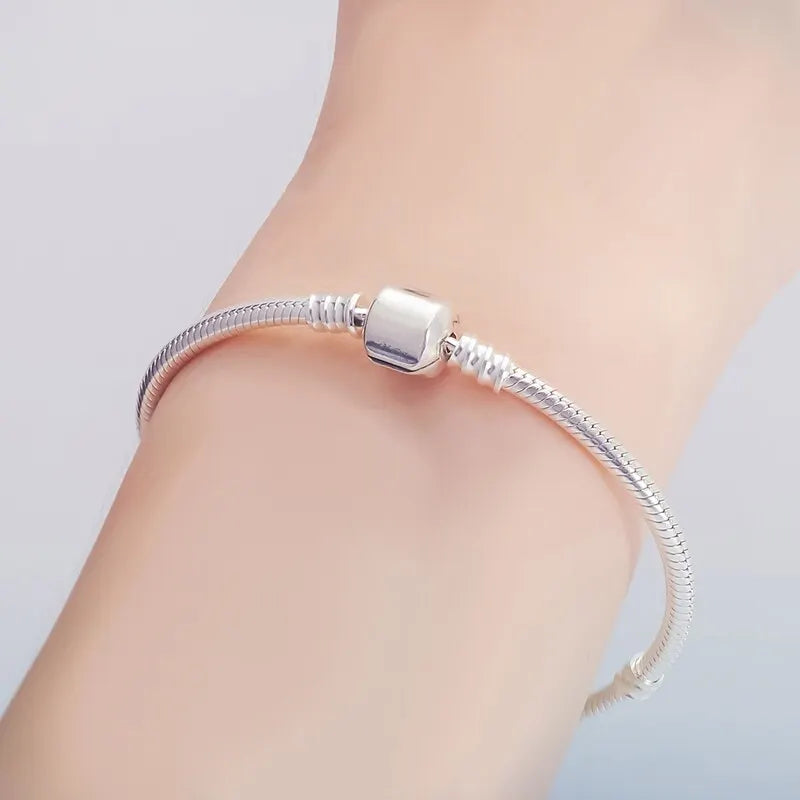 Handmade Original Silver Color Charm Bracelet