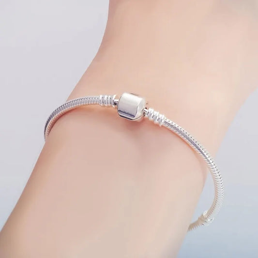 Handmade Original Silver Color Charm Bracelet